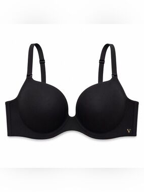 Victoria’s Secret Perfect Shape Bra size 32DD New Black Full Coverage Underwire